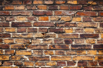 Old brick wall background