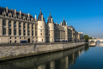 Fototapeta na wymiar Castle Conciergerie - former royal palace and prison. Paris.