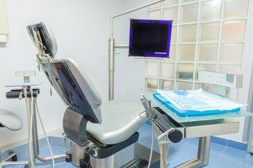 Equipment in the dental clinic
