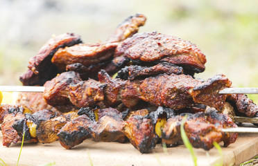 Fresh baked meat