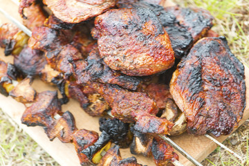 Fresh baked meat