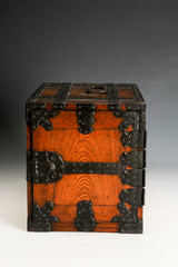 Antique japanese trunk