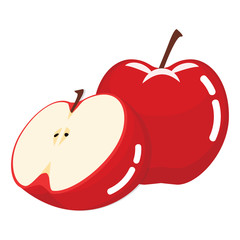 Fresh Red Apple Fruit