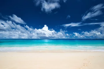 Crédence en verre imprimé Plage et mer Belle plage d& 39 Anse Intendance aux Seychelles