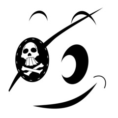 Fototapeta premium pirate mask