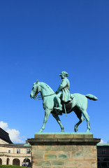 Equestrian statue of king Christian IX. Copenhagen, Denmark