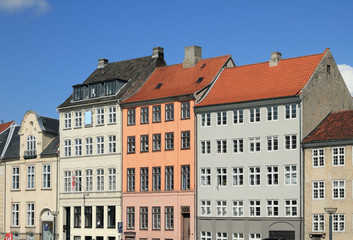 Fototapeta na wymiar Nybrogade Street, Copenhagen, Denmark