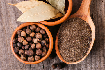 A mixture of peppers