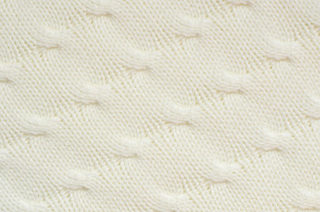 White knitted jersey