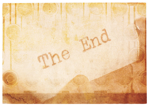The End, Old And Faded Collage