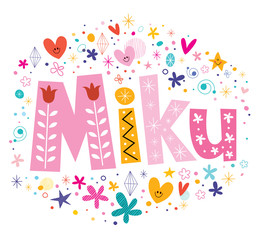 Miku - Japanese female given name