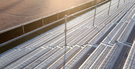 Fototapeta premium Empty stadium bleachers