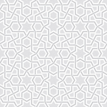 Geometric Light Grey Pattern, Vector Illustration