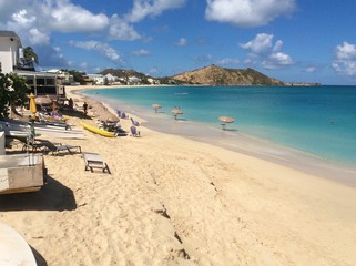 Obraz premium Grand Case Beach, Saint Martin