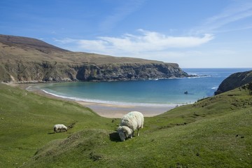 The Silver Strand Beach in Donegal