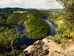 Vltava river meander - 83378138
