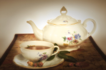 Grandma's rose tea