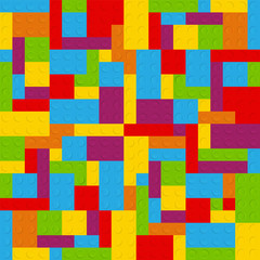 Block Seamless Pattern Vector Illustration