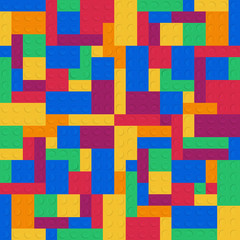 Block Seamless Pattern Vector Illustration