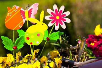 happy easter - Osterfest, Blumenkasten, Dekoration