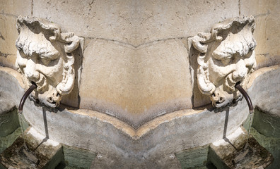 monument of a water fountain