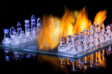 Glass chess
