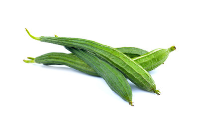 Fresh  gourd on white background