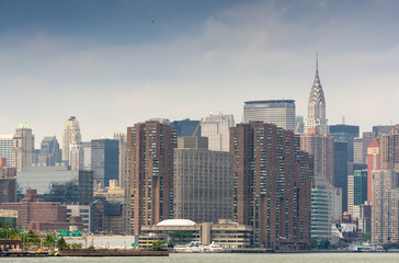 Amazing skyline of Manhattan - New York Skyscrapers