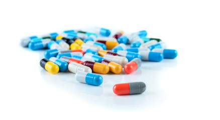  Tablets pills capsule heap  medicine