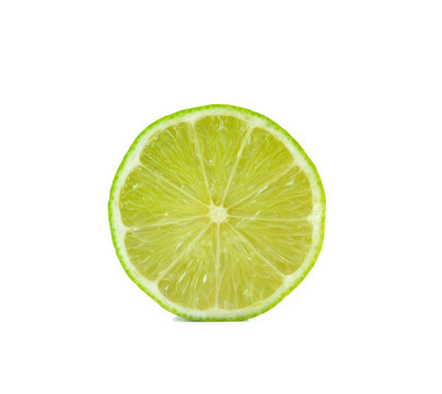 Fresh lemon Isolated on white background