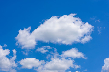 Blue sky with clouds