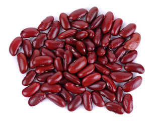 Kidney bean isolated on the white background