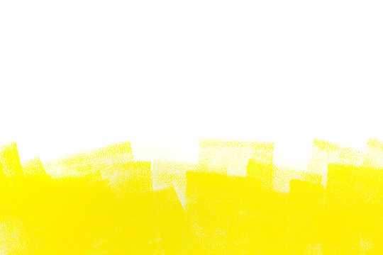 Yellow Stroke Of Paint Roller