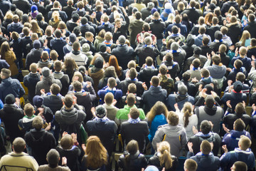 People at stadium