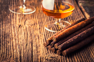 quality cigars and cognac