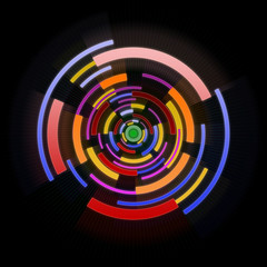 Circle abstract background illustration design