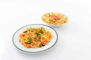 沖縄料理の素麺チャンプルー 