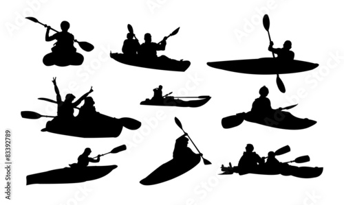 female kayak clipart - photo #34