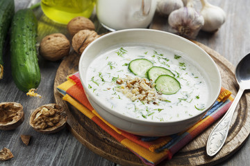 Tarator, bulgarian sour milk soup - 83394784