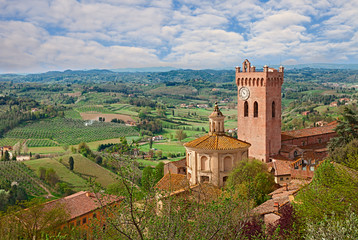 view of San Miniato, Pisa, Italy