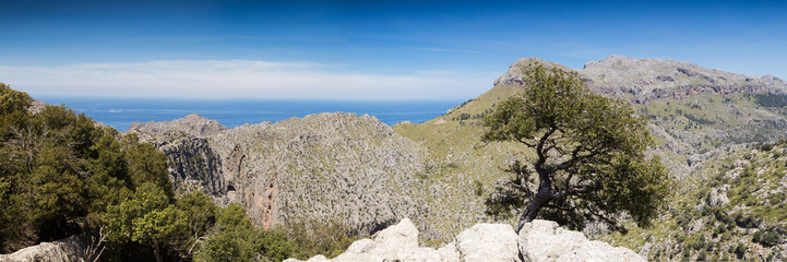 Panorama of the Serra de Tramuntana