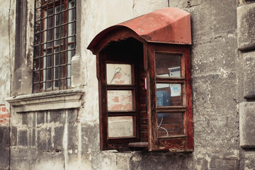 Obraz premium Payphone in the city