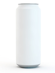 white can for beer