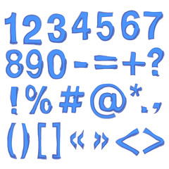 Set of Head of the Persian cat graphics