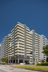 Fototapeta premium 幕張の高層マンション街