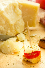 Finger food salami