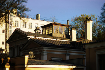 Old Moscow street view, Arbat