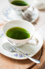 Afternoon tea, green tea