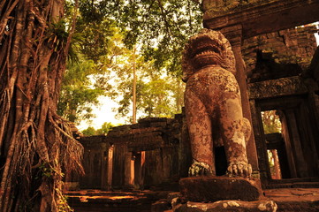 Angkor Preah Khan Temple of Cambodia