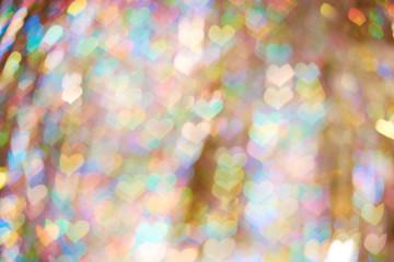 Geometric shapes on a silver background